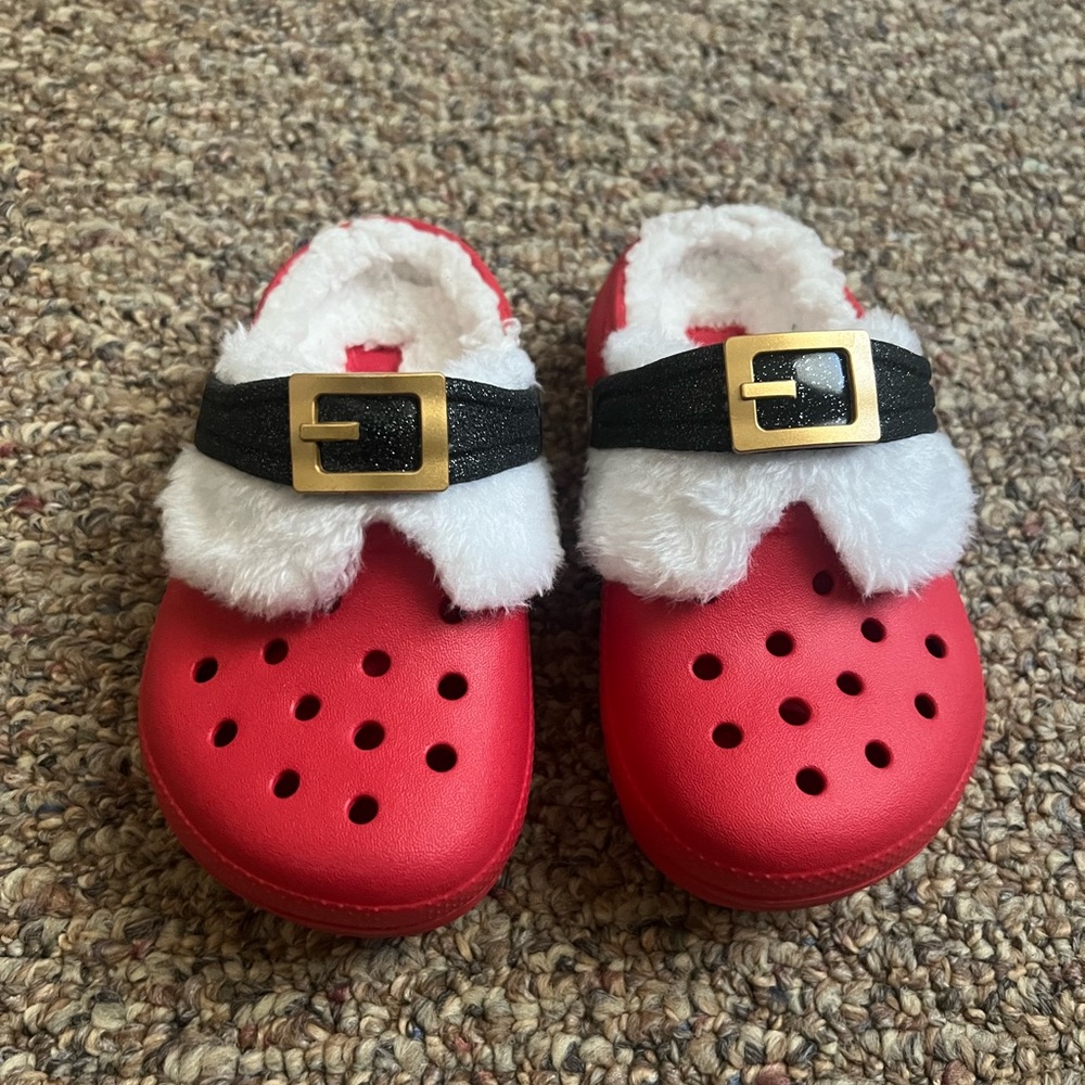 Toddler Santa Crocs